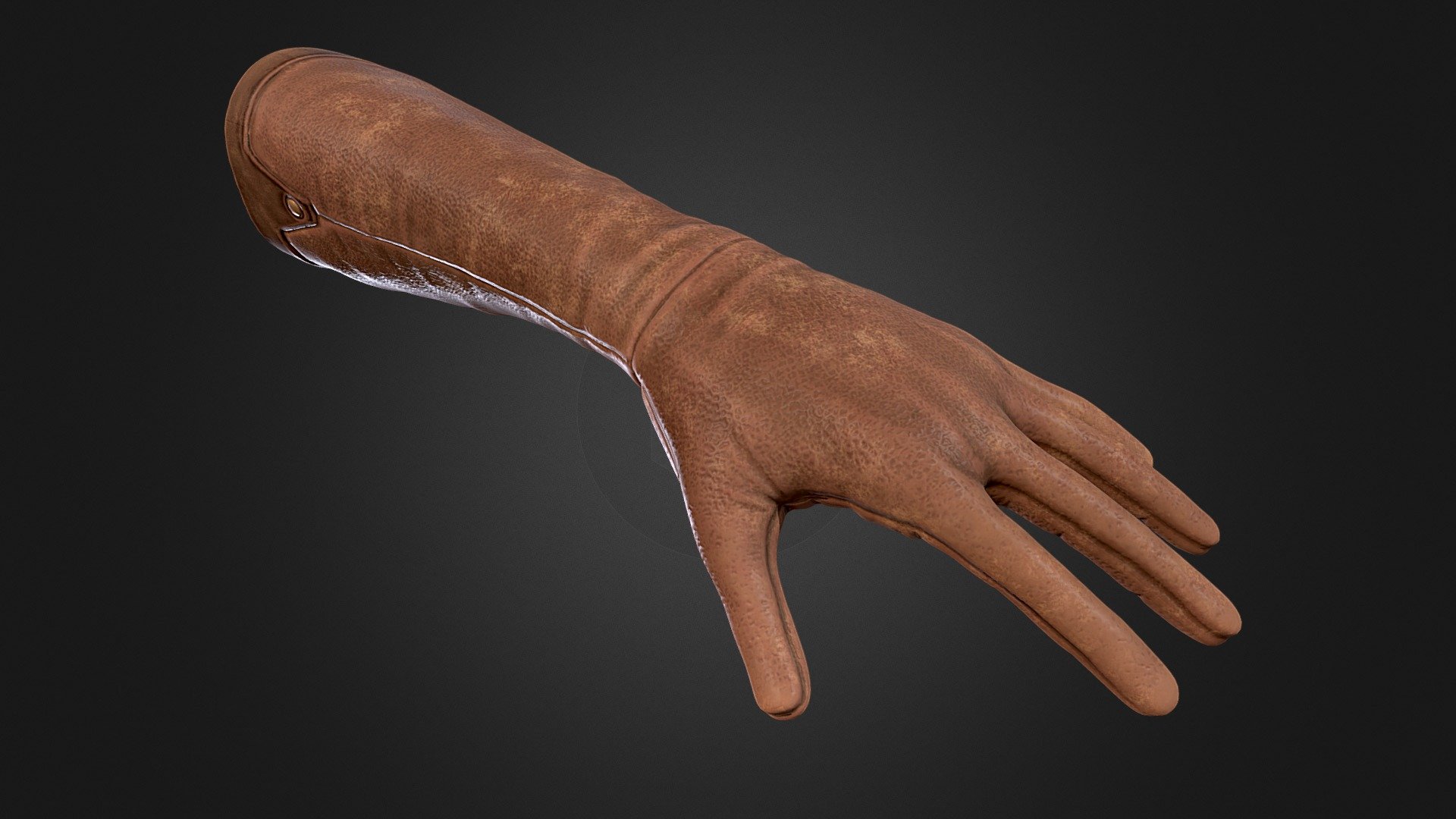 Generic Leather Glove 3d model