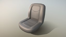 Excavator Seat (Low-Poly Version)