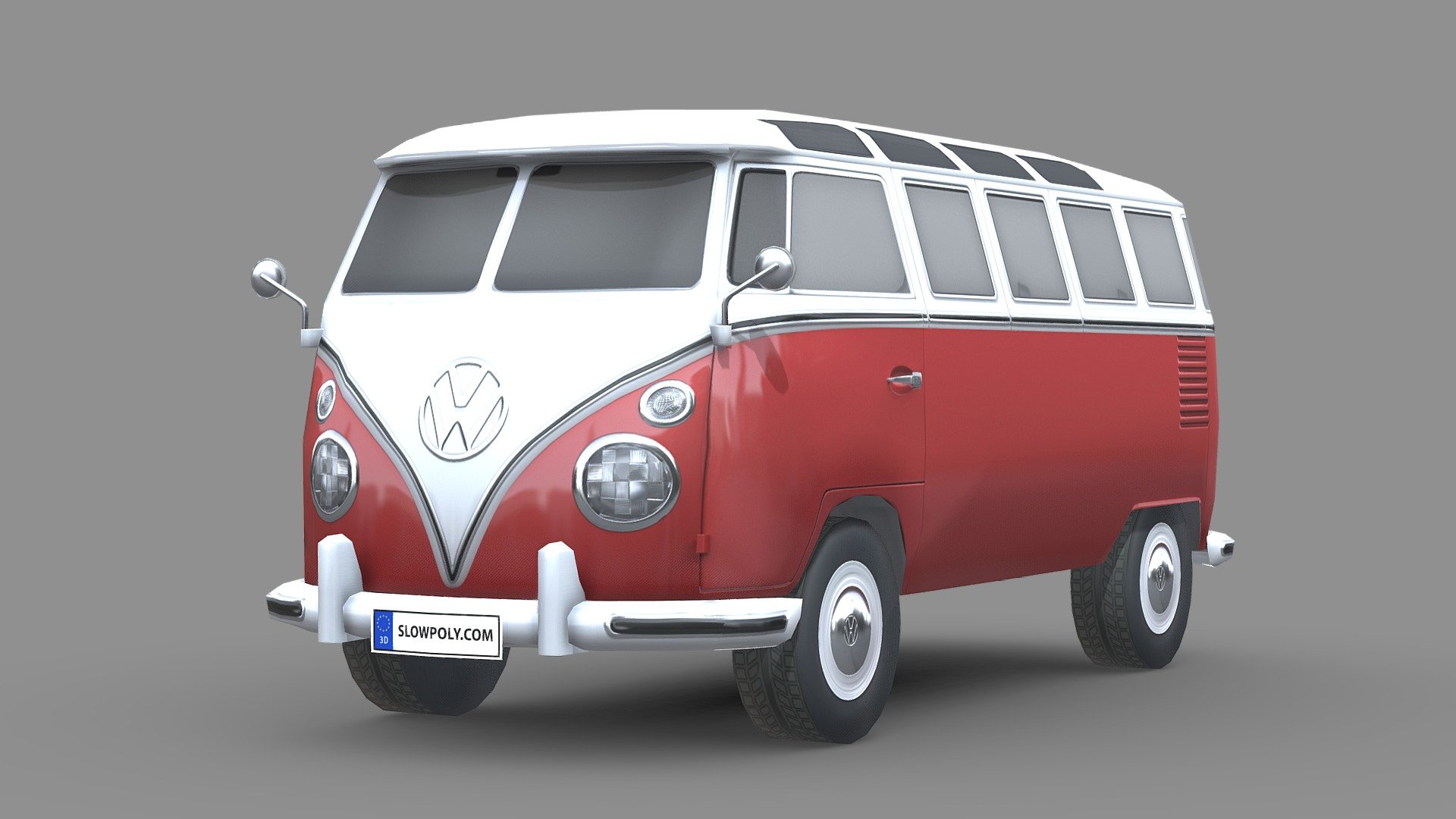 VW Transporter 1950 3d model