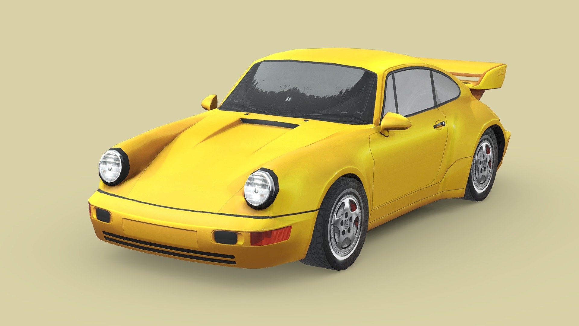 Porsche 911 3.8 Carrera RS 3d model