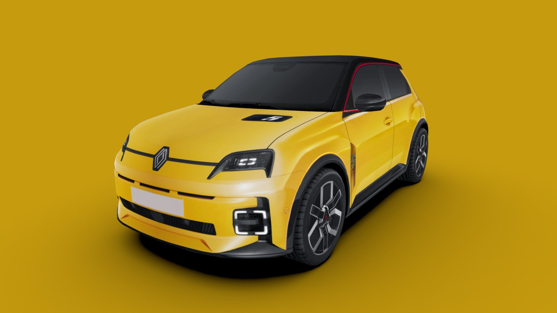 Renault 5 E-Tech 2025 3d model