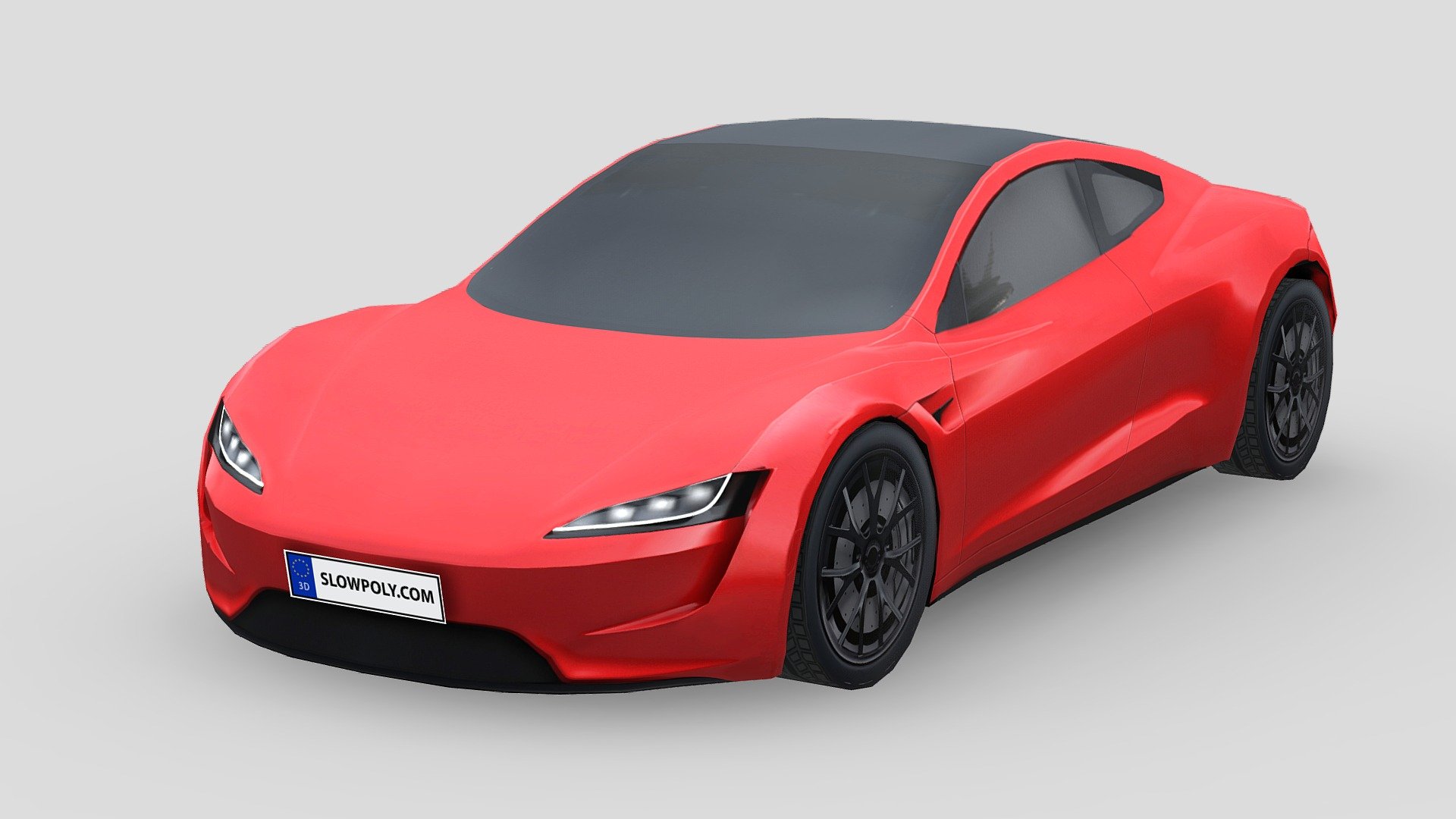 Tesla Roadster 2020 3d model