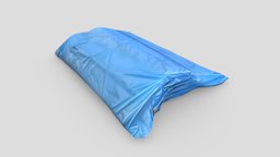 Folded Blue Tarp 3