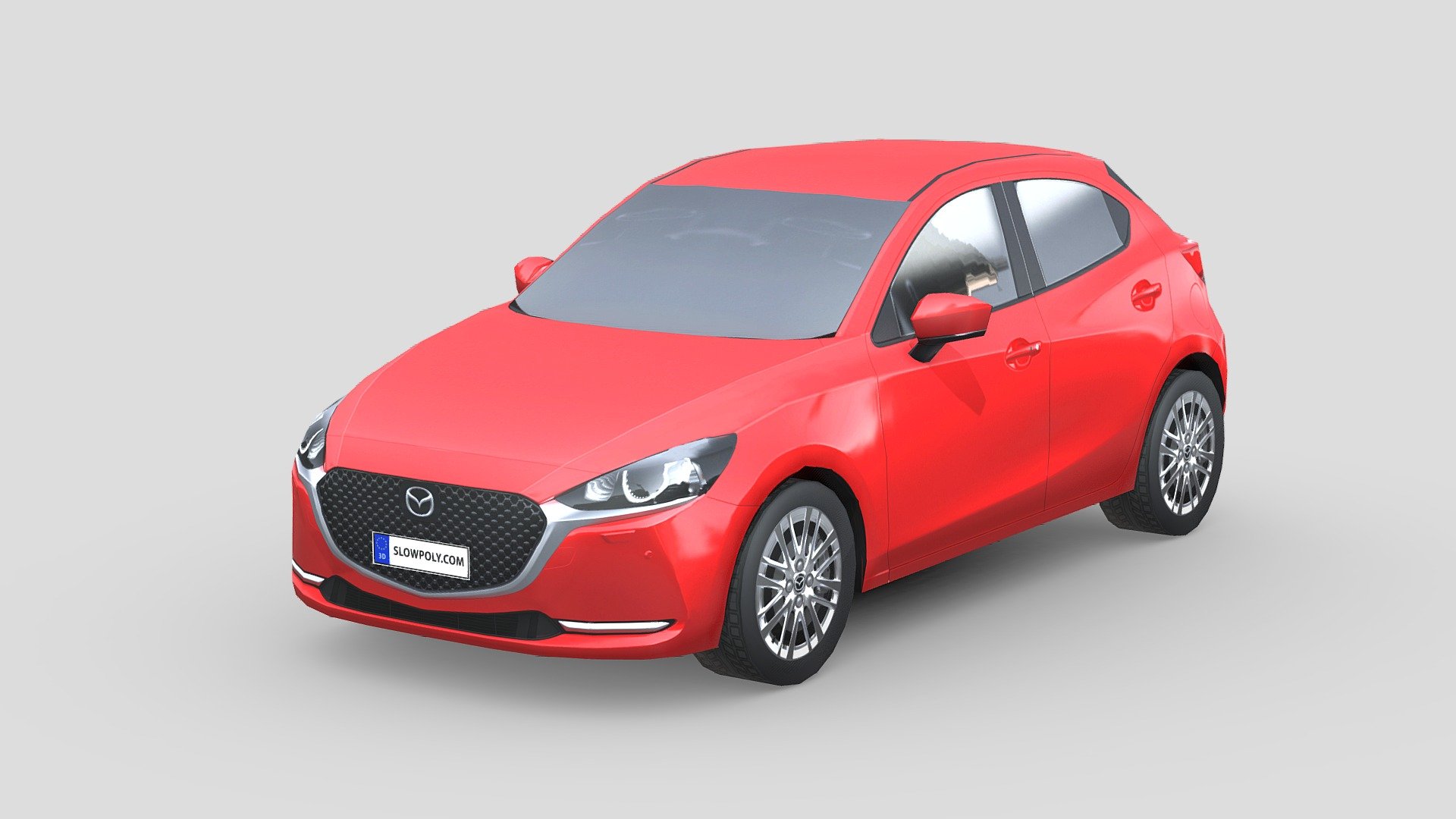 Mazda 2 2020 3d model