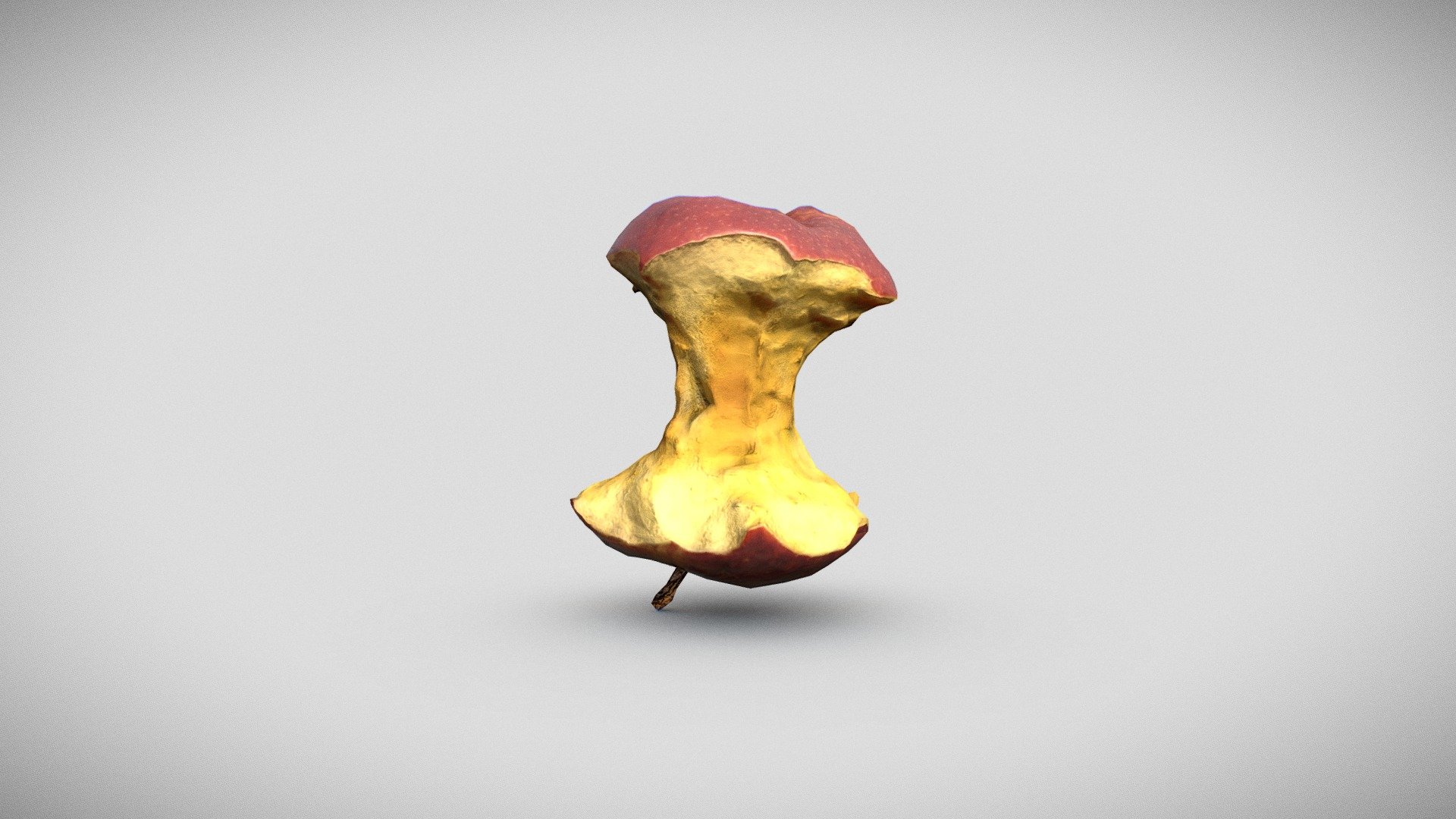 Apple Core PBR 3d model