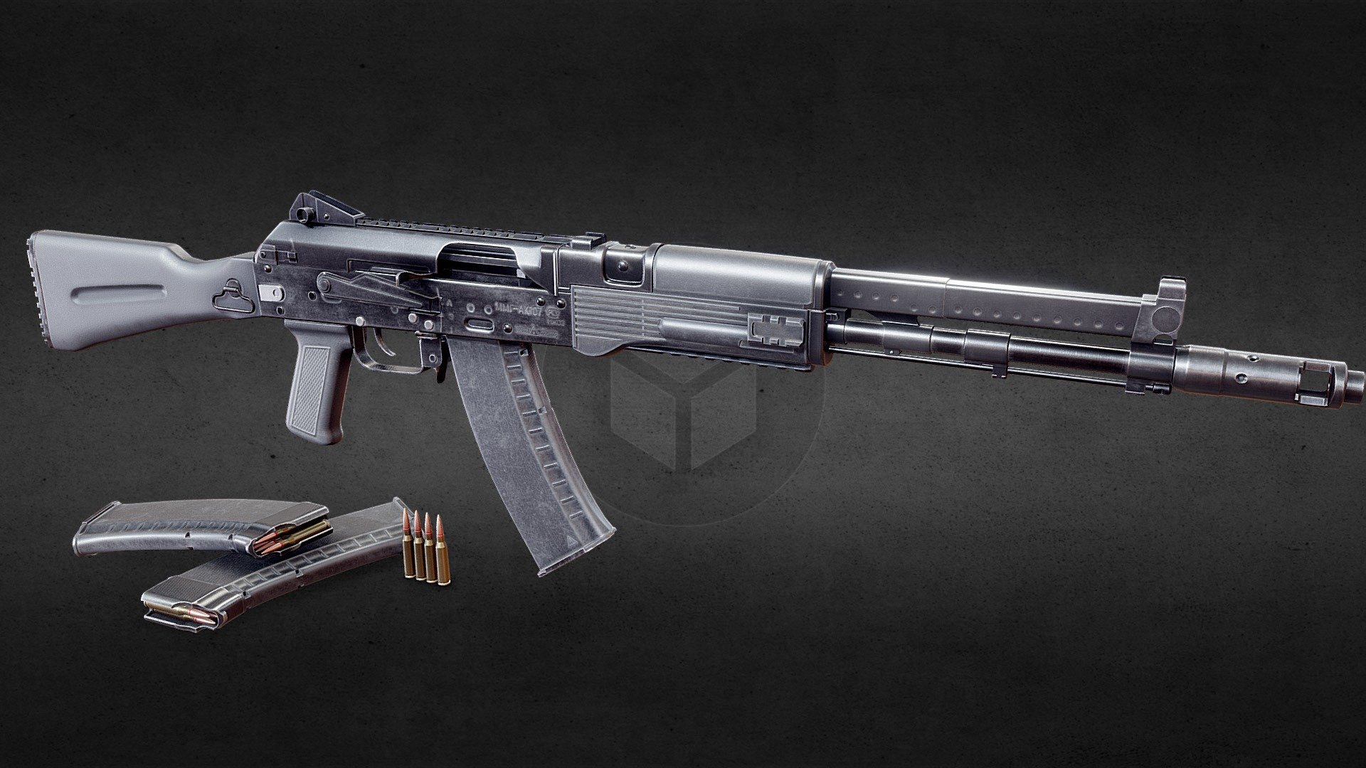 AK-107 3d model