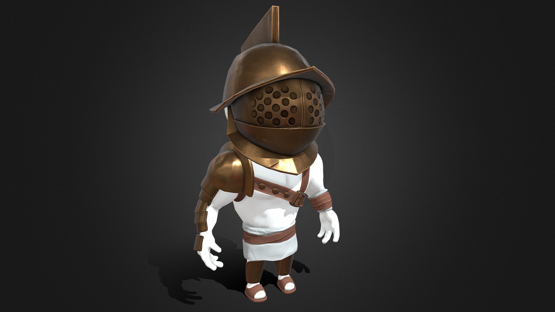 Gladiator Armour Full Set 3d model