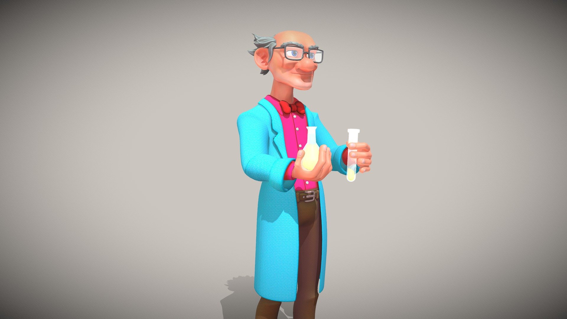 Chemistry Teacher | Animated 3d model