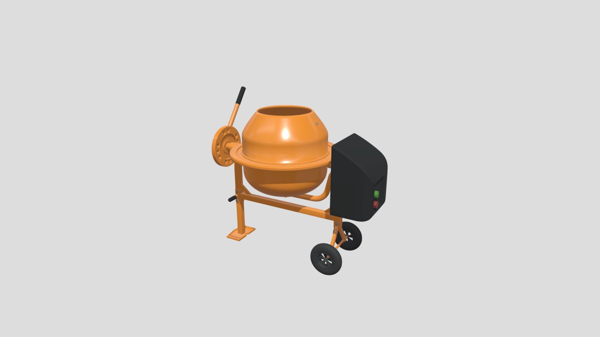 Mini Concrete Mixer 3d model