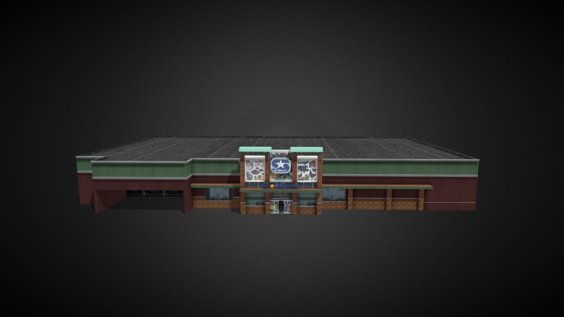 S-Mart Supermercado 3d model