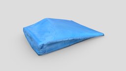 Folded Blue Tarp 2