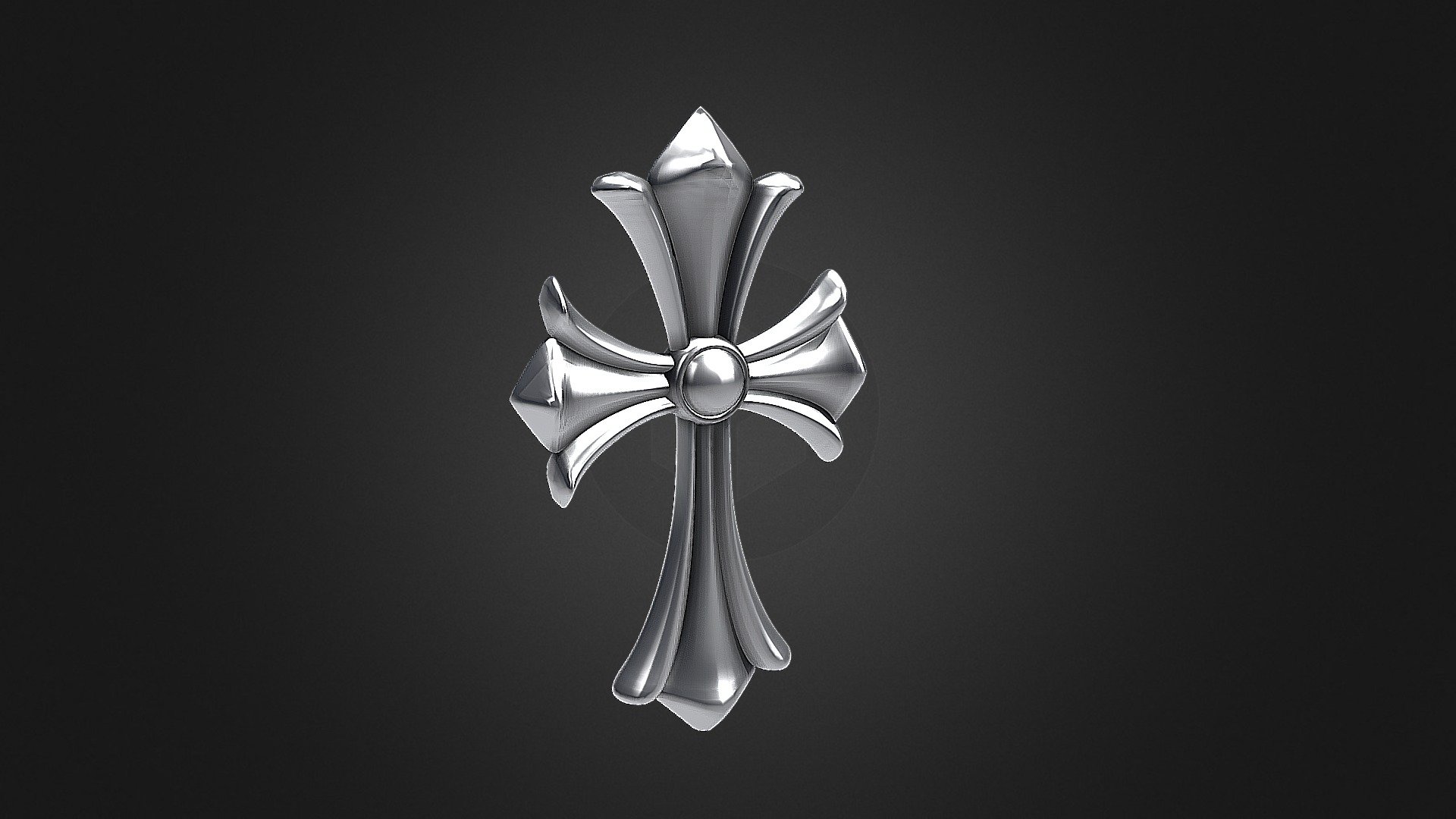 Chrome Hearts Cross 3d model