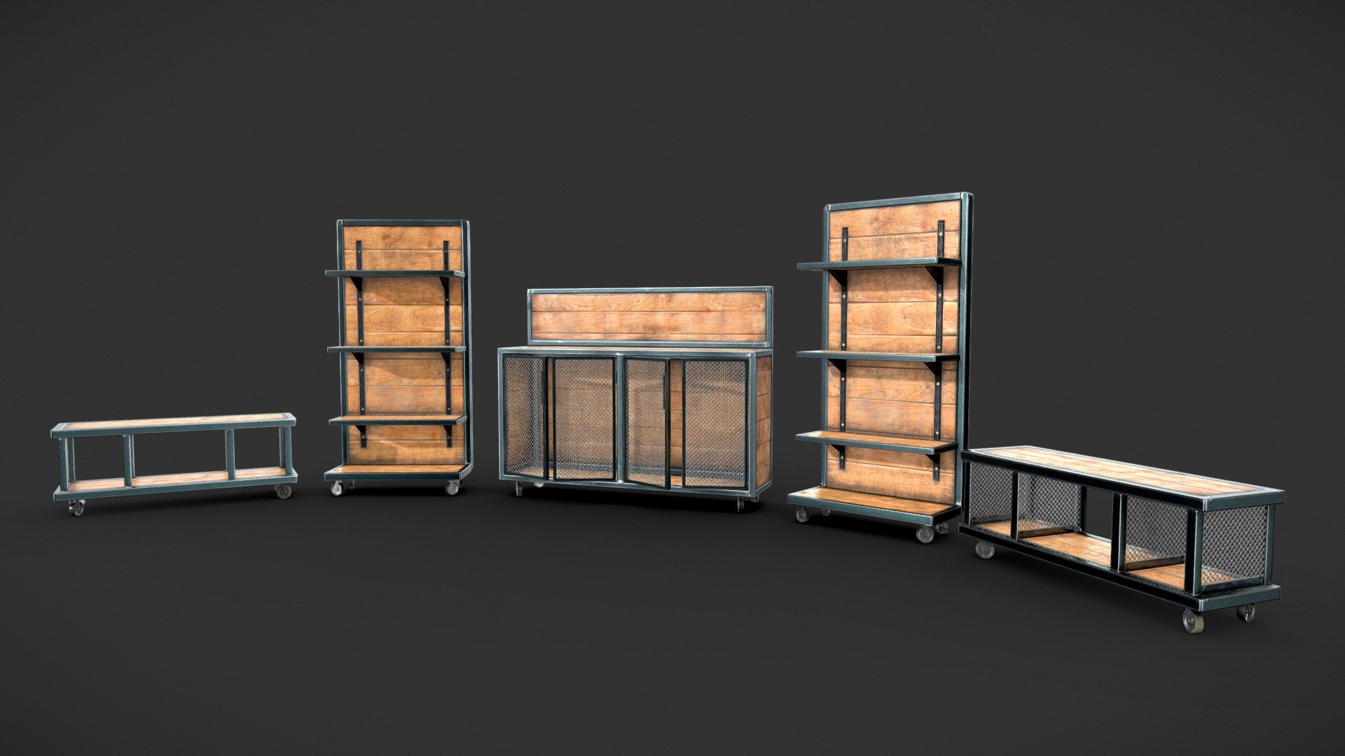 Workbench Set 3d model