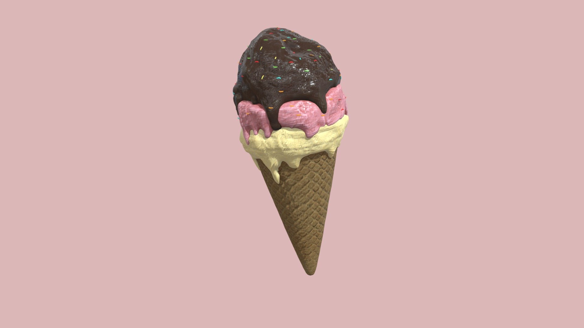 ice cream 3d model