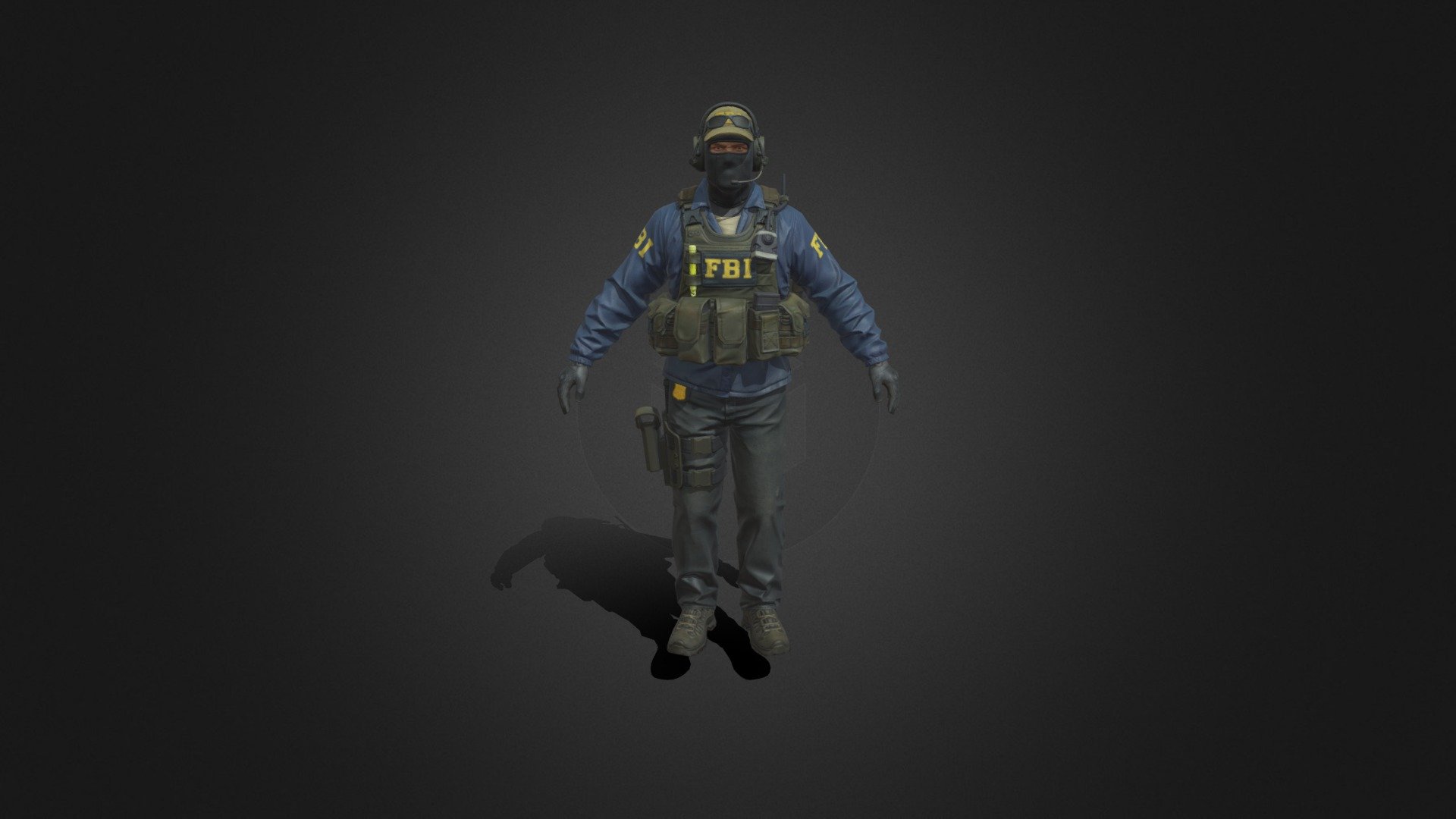 Ctm Fbi Variantd V2 3d model