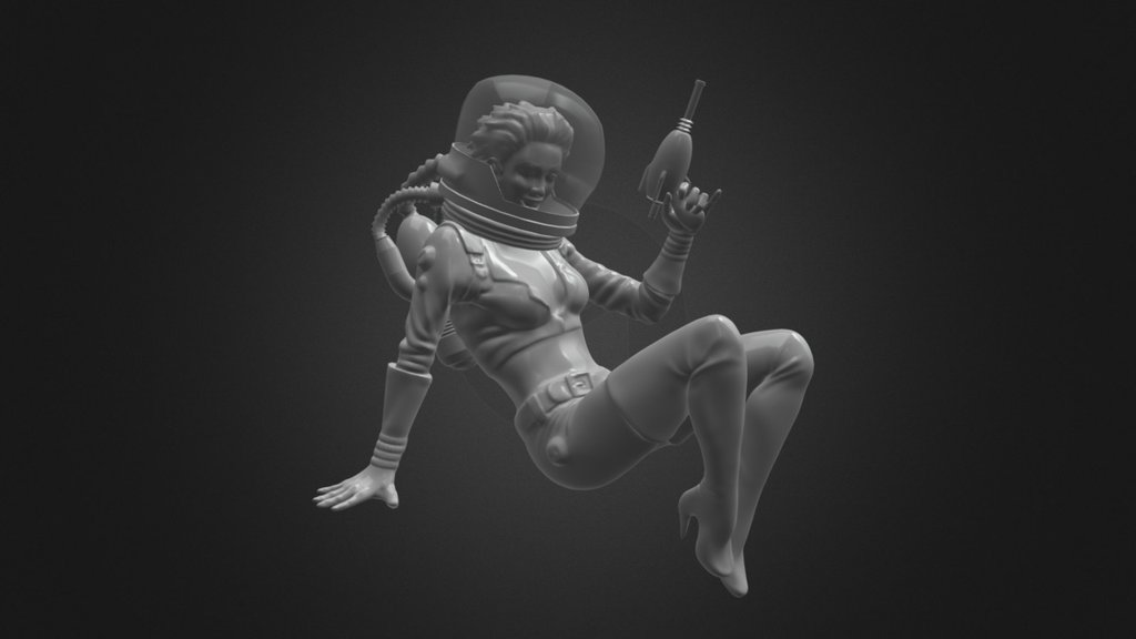 Thirst Zapper Girl 3d model