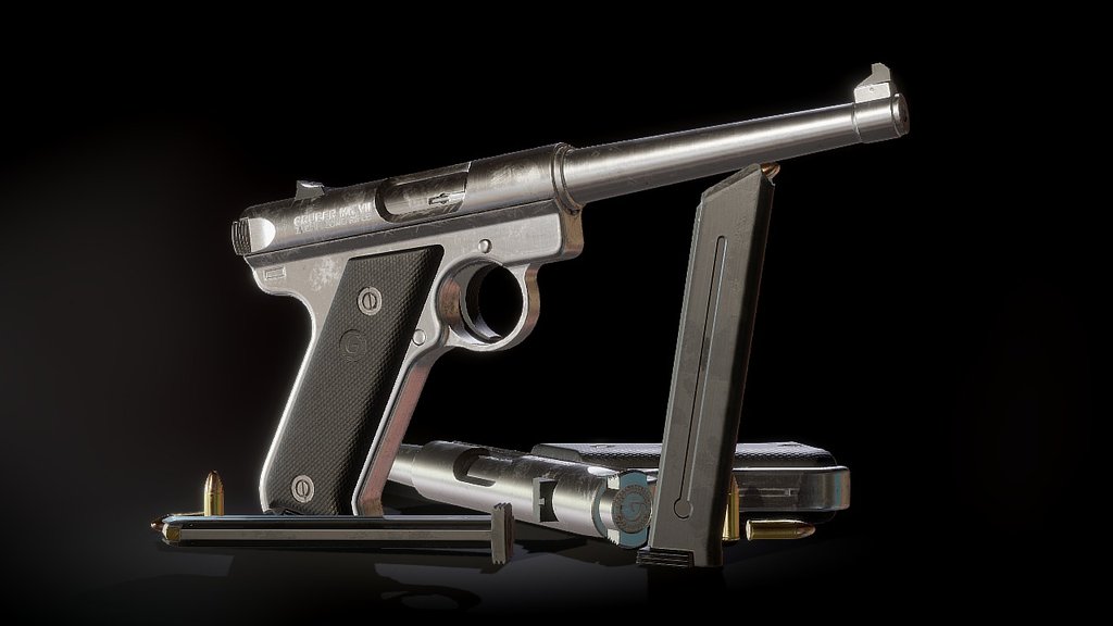 Ruger MK3 3d model