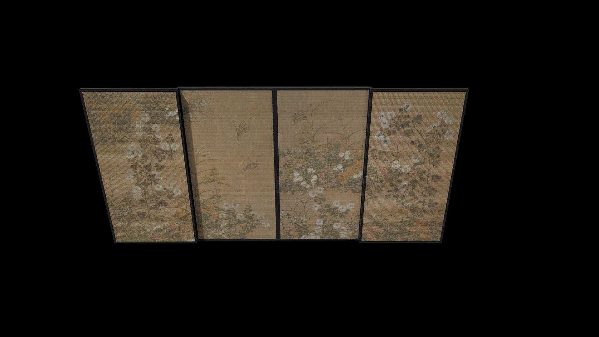 Japanese Period Edo Props 3d model