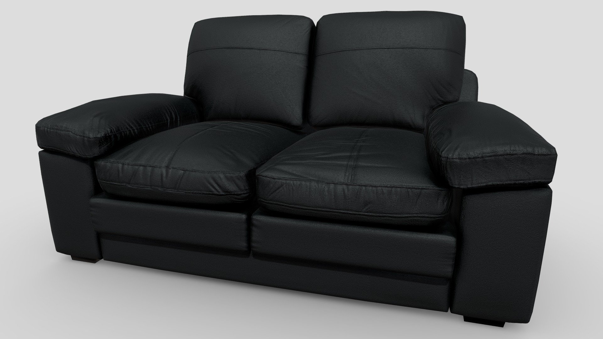 Sofa Game ready Low poly 3d model