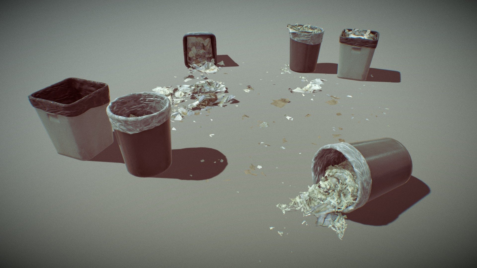 Trash 3d model