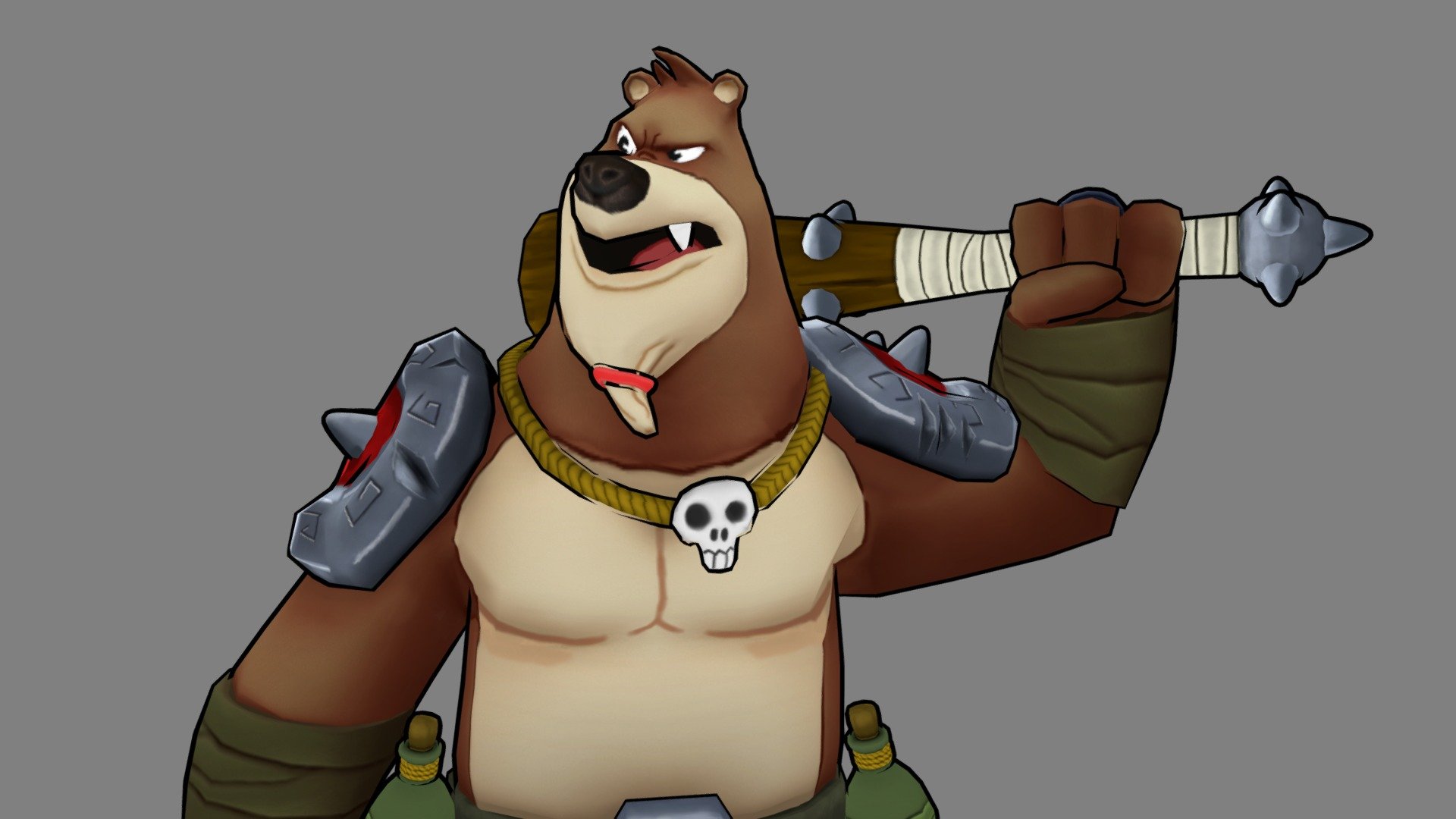 Bear Warrior 3d model