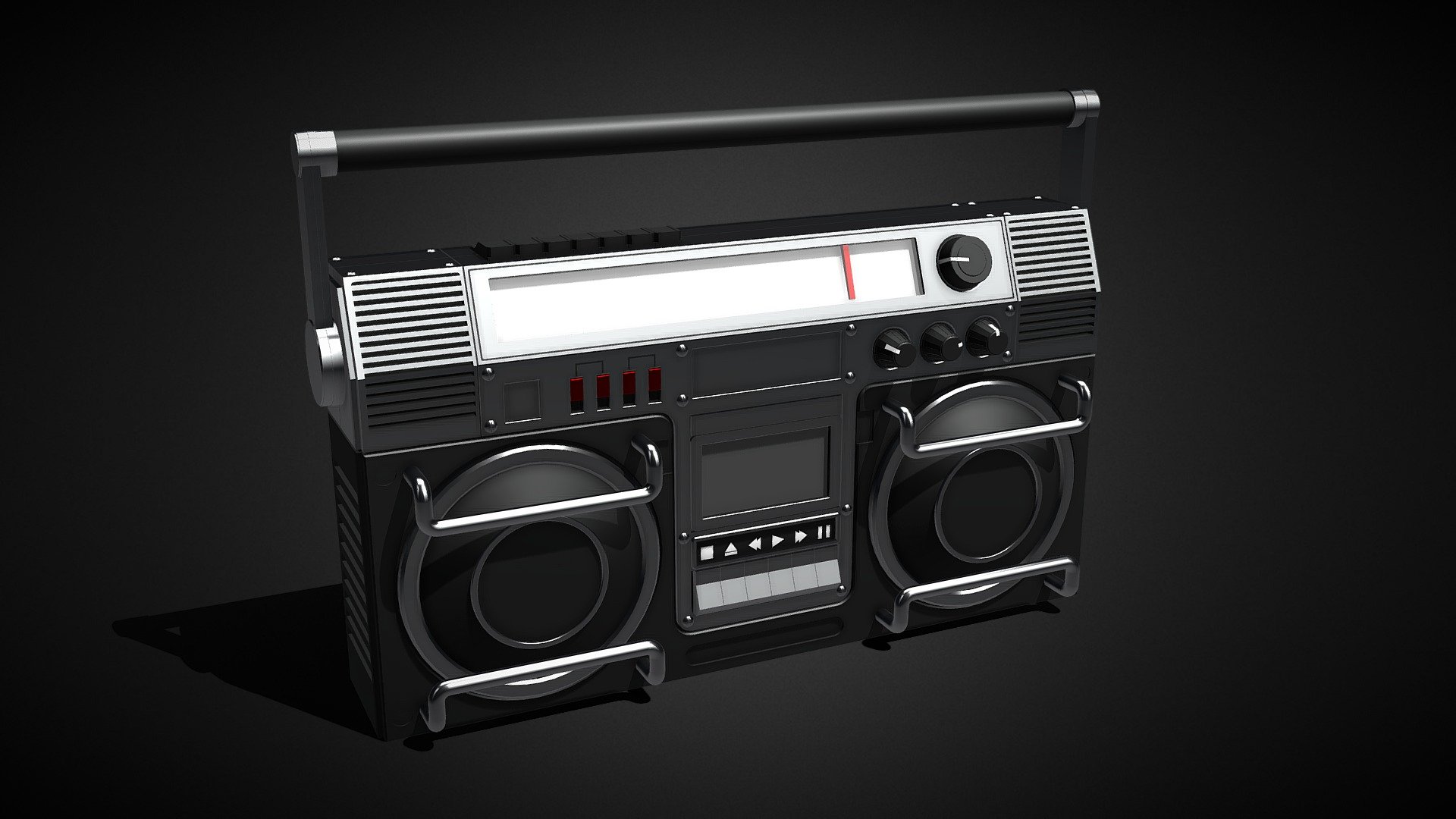 Knallmaschine Boombox 3d model