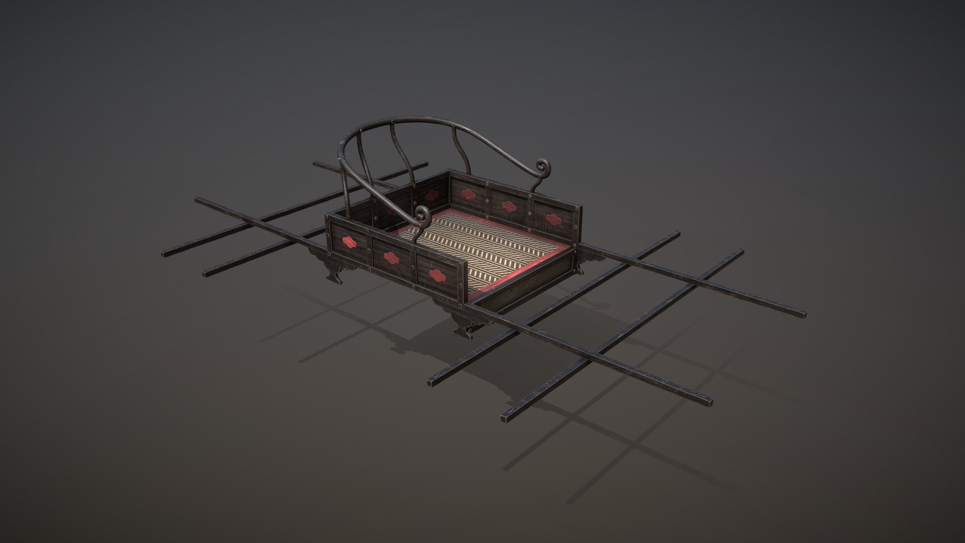 Korean Palanquin 3d model