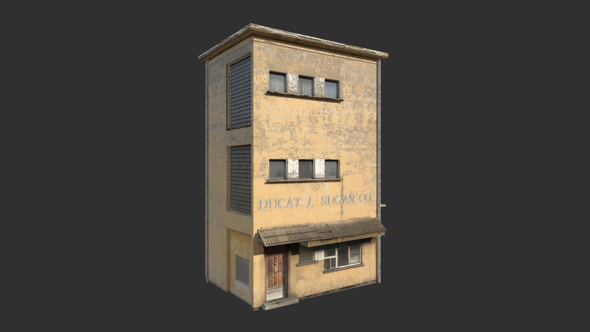 Apartment House #90 Low poly 3d Model 3d model