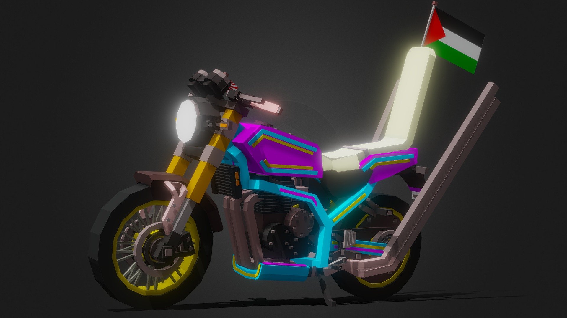 Kawasaki Z900RS 3d model