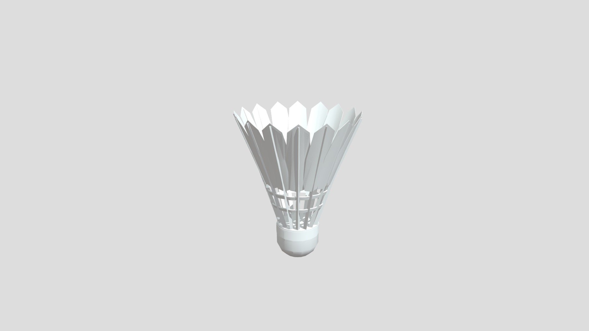 Shuttlecock 3d model