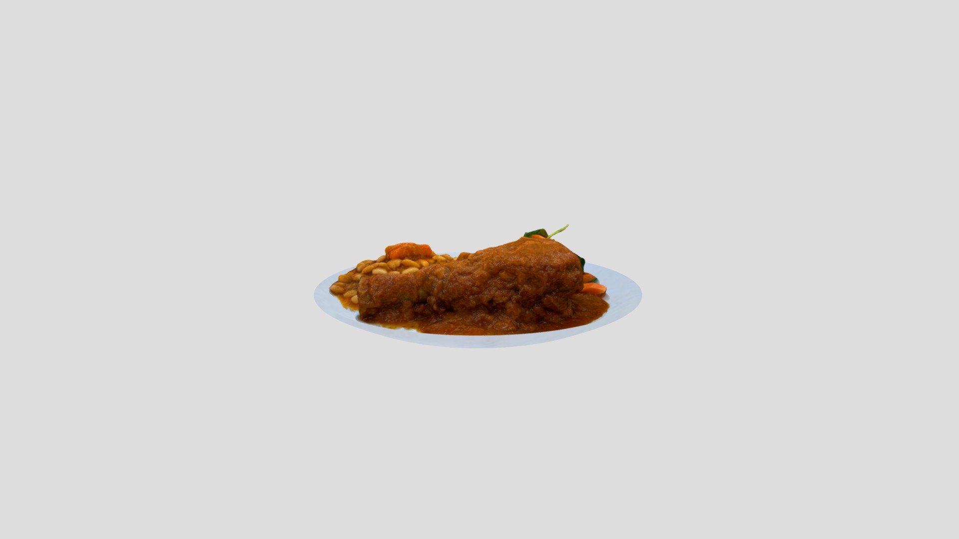 Le Chalet Basque Lamb Shank 3d model