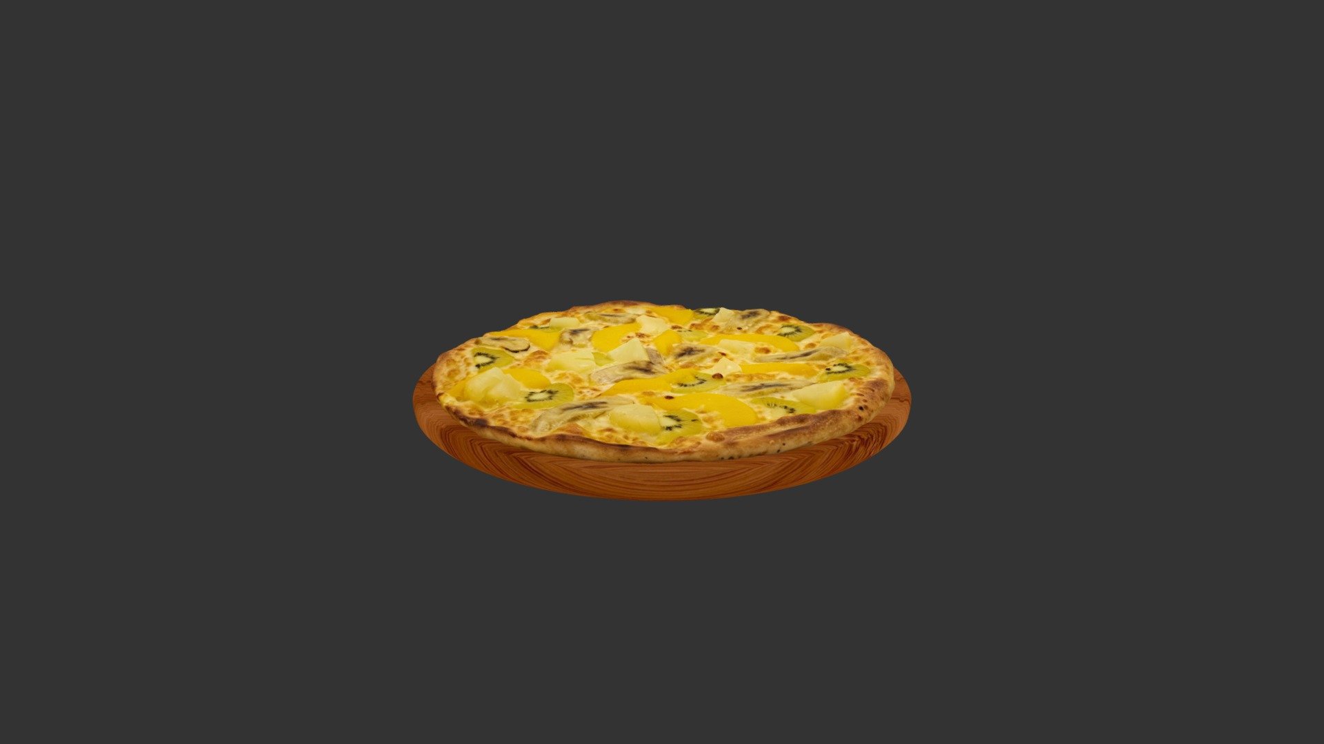 Exotic Pizza 3d model