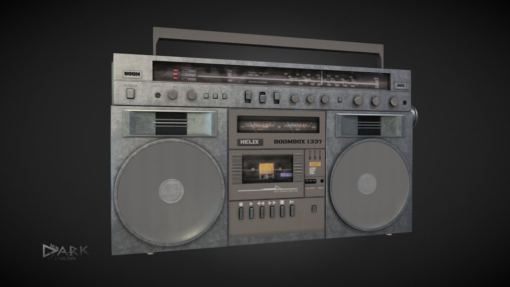 Boombox 3d model