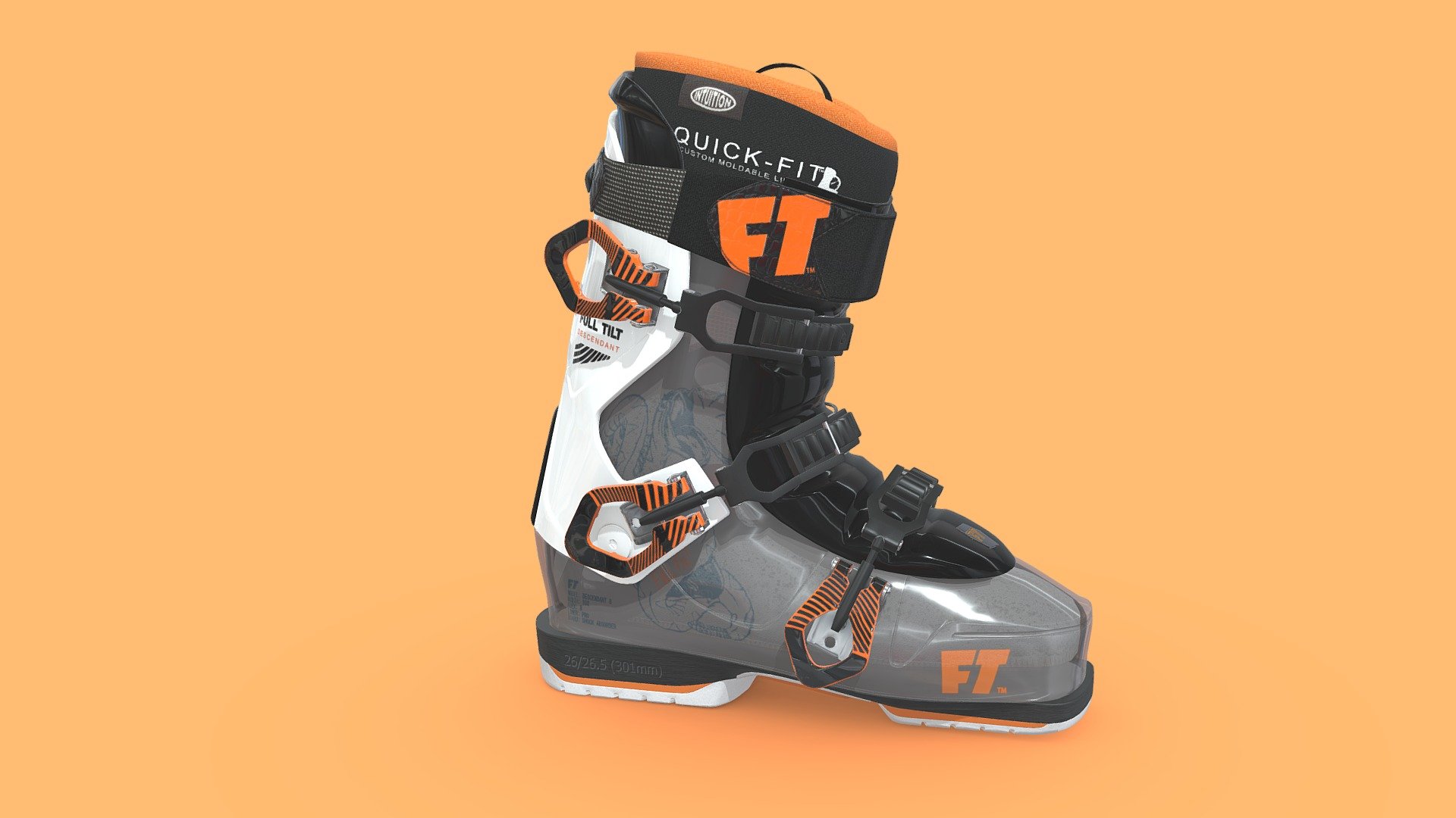 FT Ski Boot 3d model