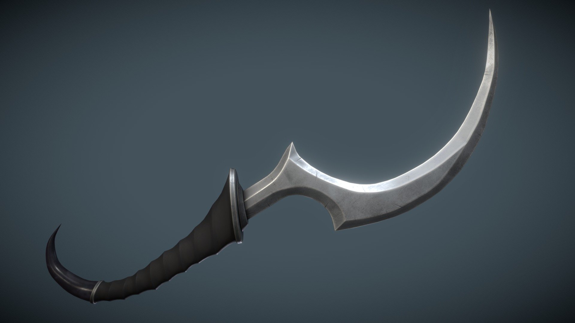 Stylized Fantasy Dagger 14 3d model