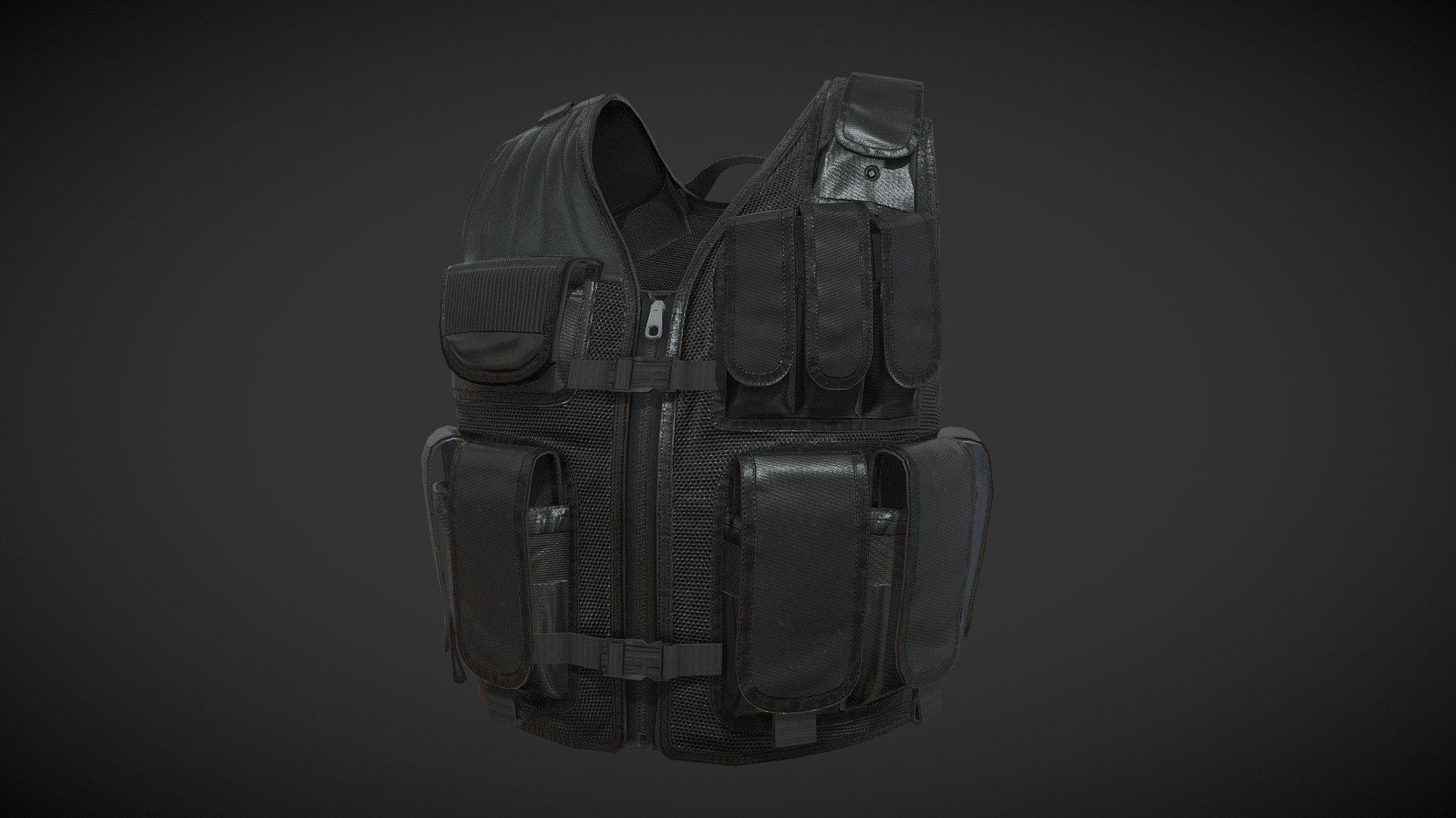 Tactical Combat Vest 3d model