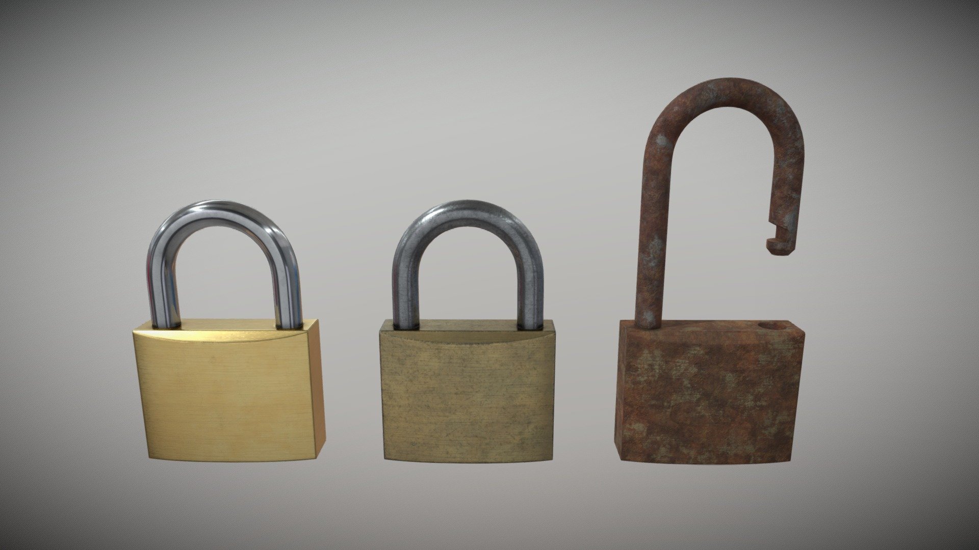 Padlock 3d model