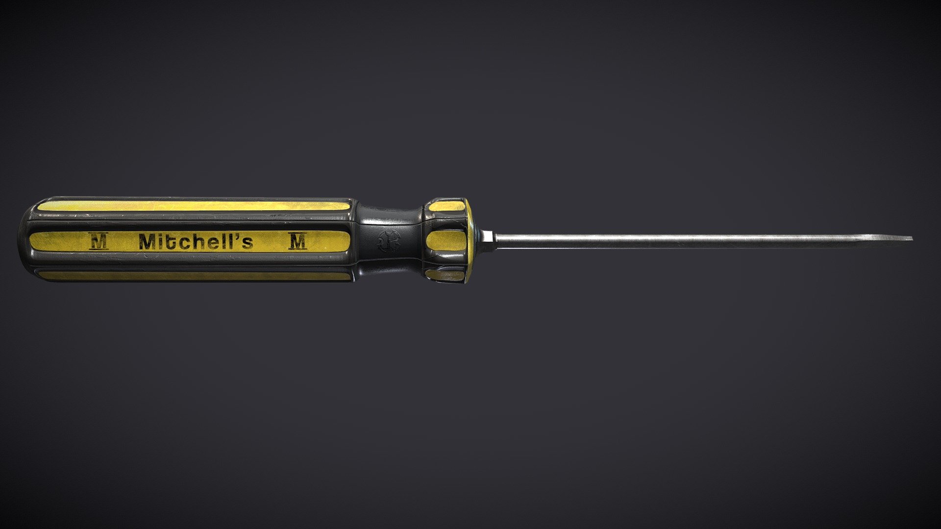 Screwdriver Game Asset 3d model