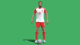 3D Rigged Harry Kane Bayern Munich 2024