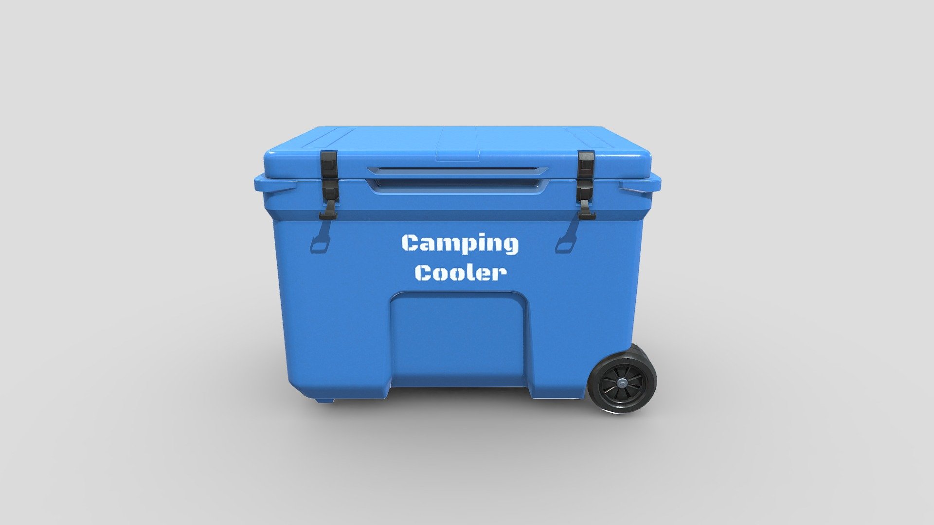 Camping box Cooler 3d model