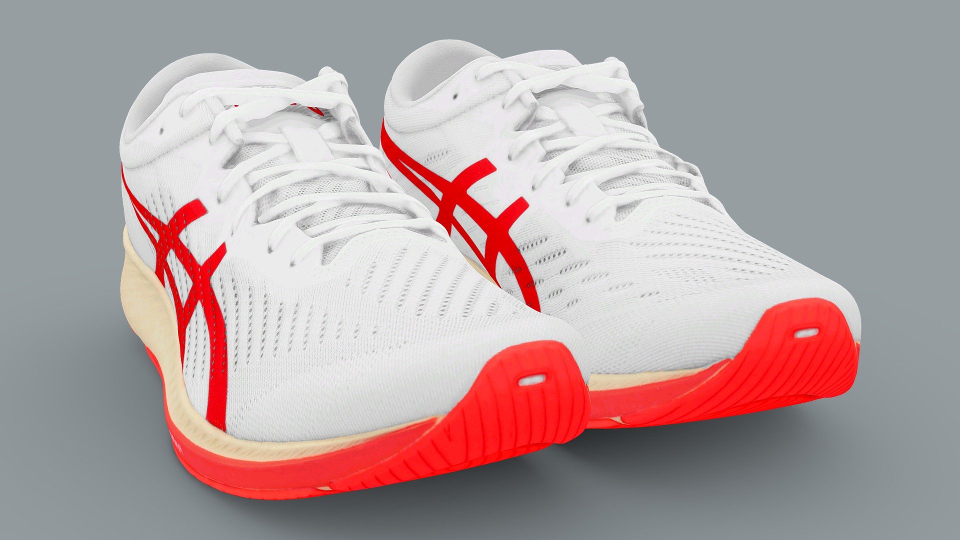 Asics Metaracer running sneaker 3d model