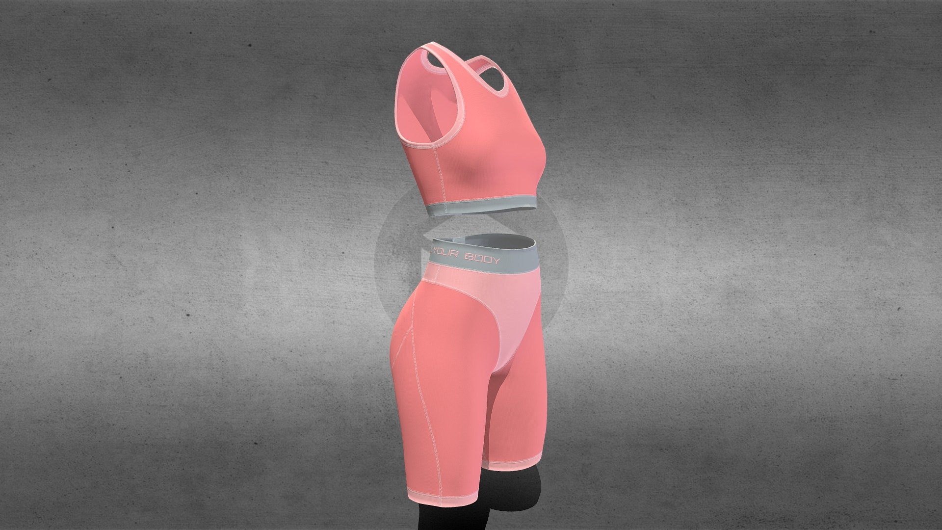 sport clothes 3d model