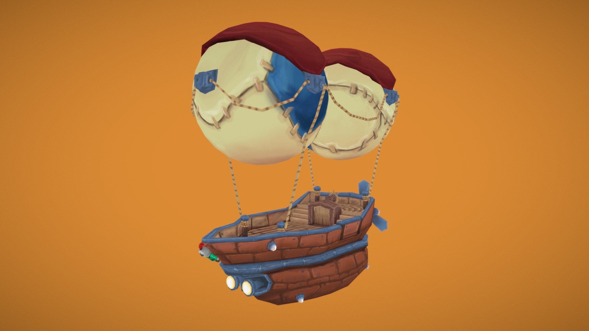 Airship 3d model