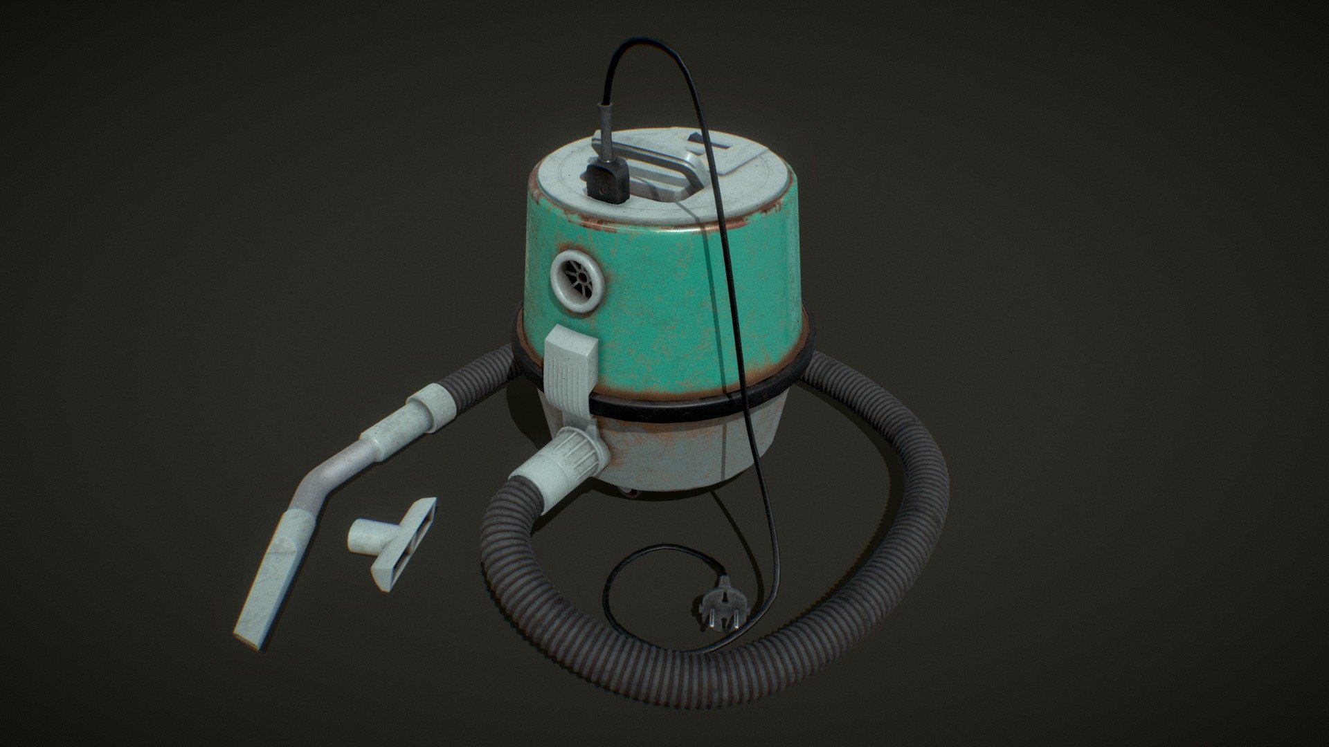 Vacuum cleaner retro "Тайфун" 3d model