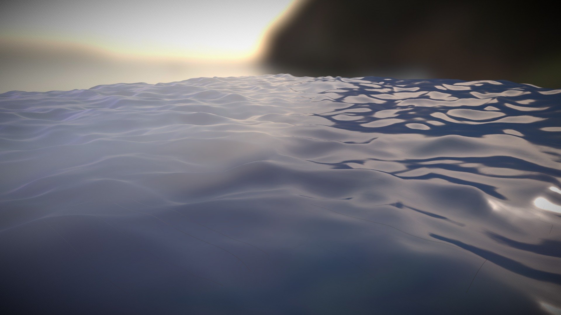 Ocean wave 3d model