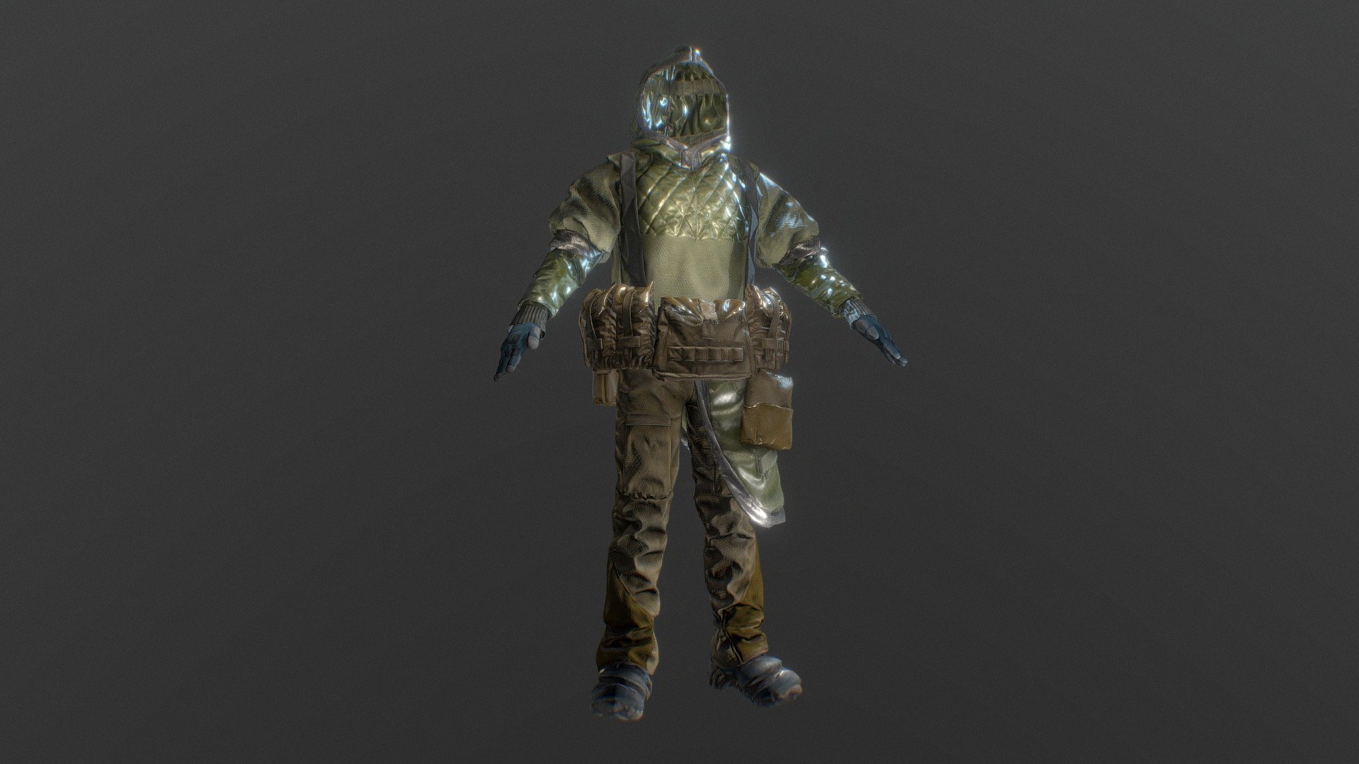 demo version of the tactical forest kit 3d model