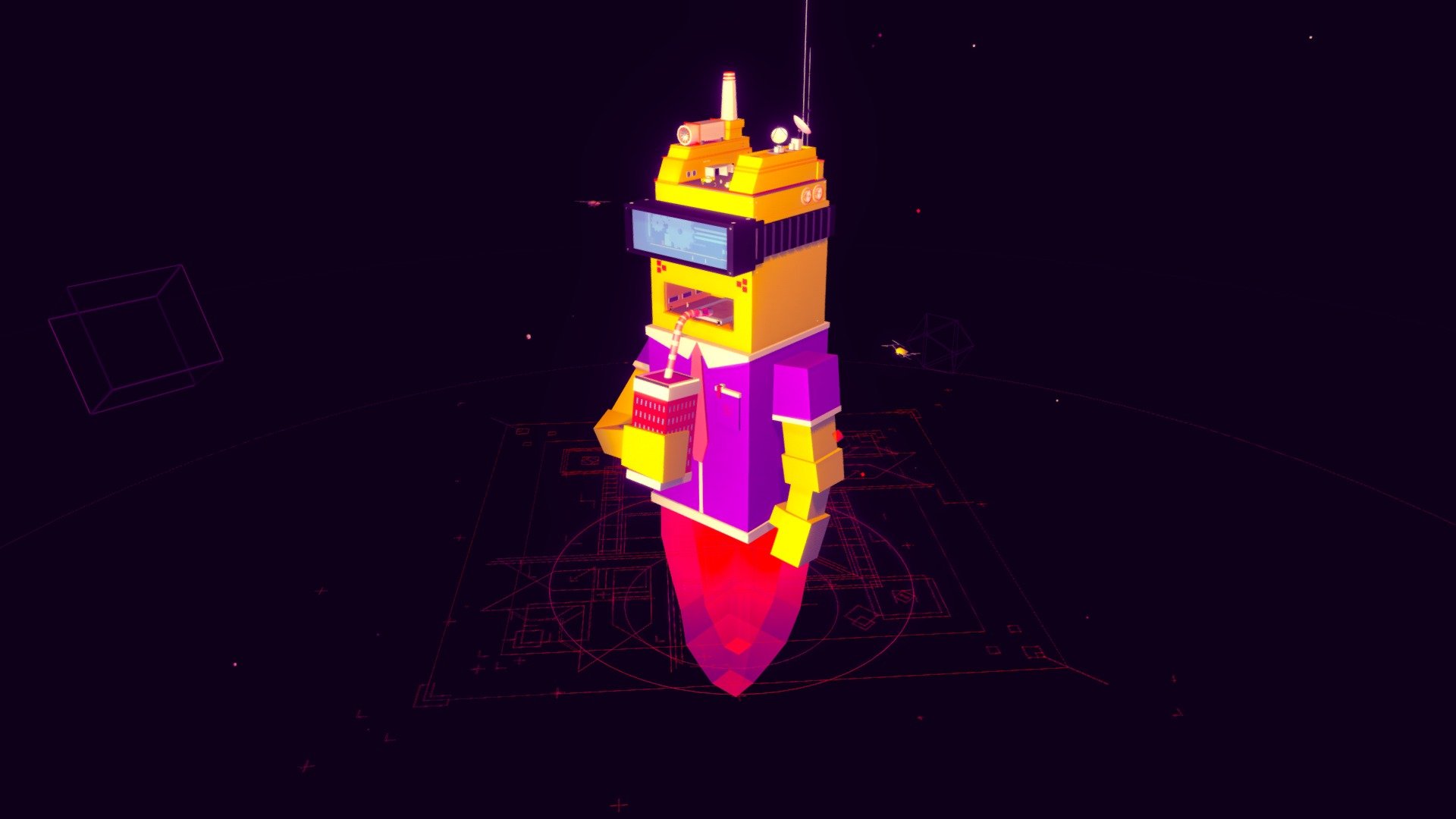 Space Rabbit 3d model