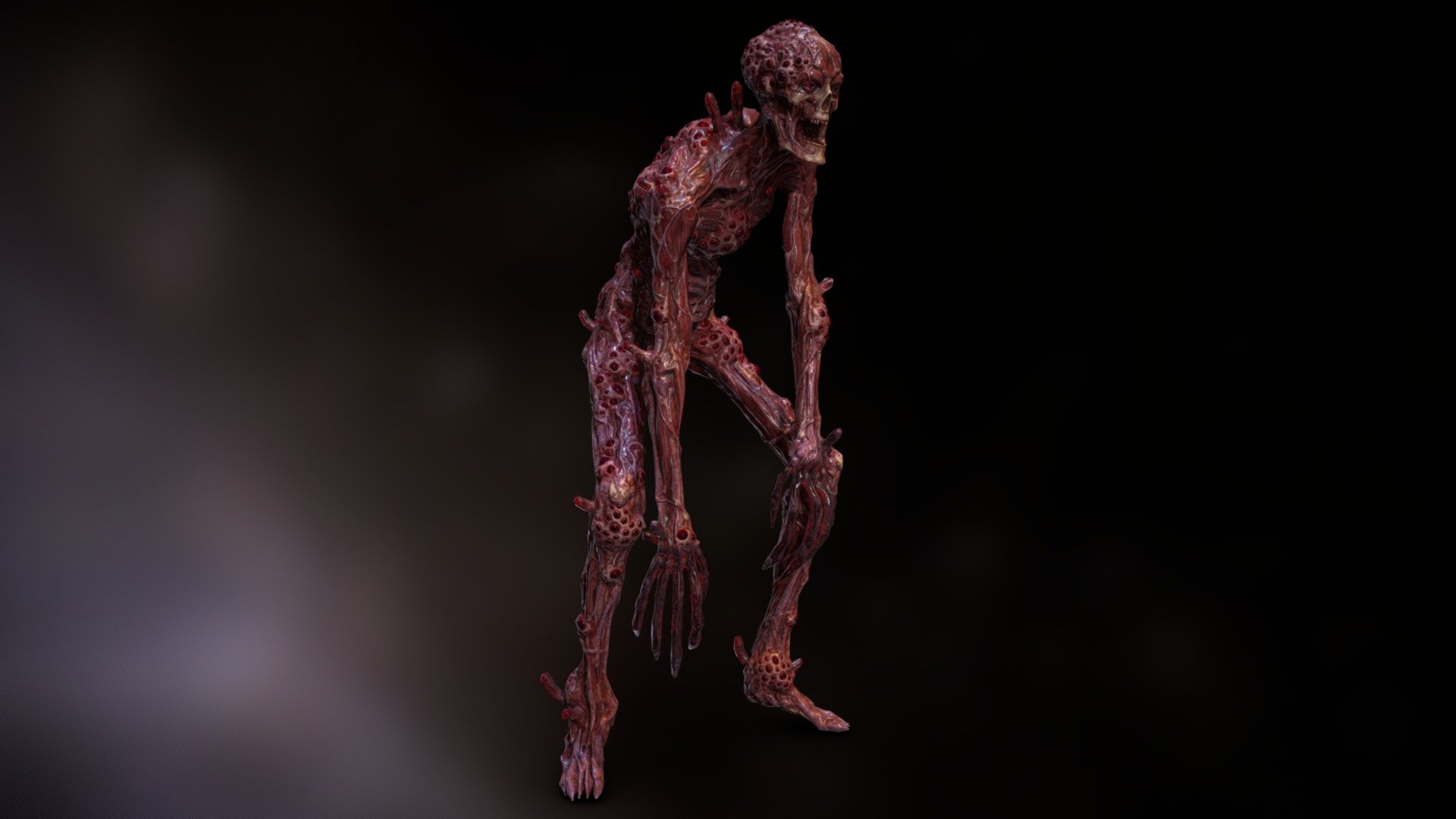 Mushroom Zombie 3d model