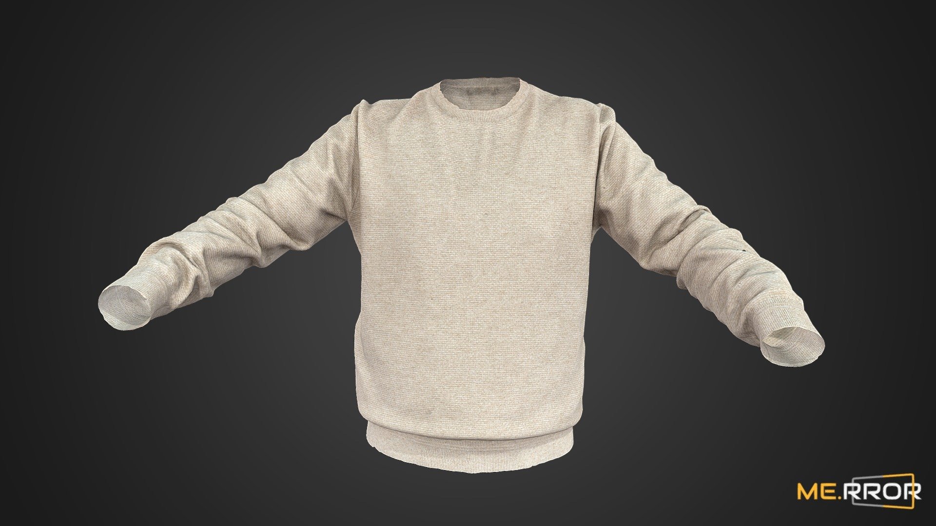 Oat Knit sweater 3d model