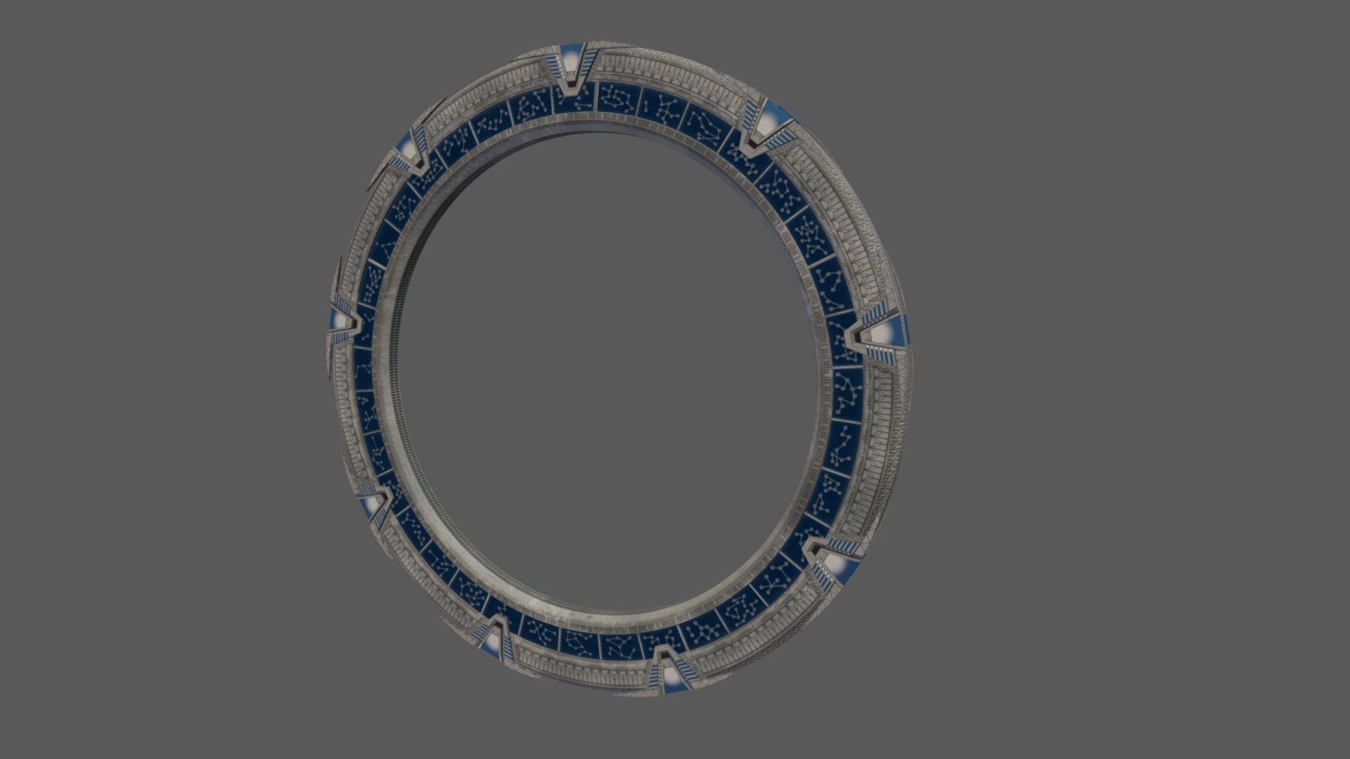 Porte des étoiles(Stargate Atlantis) 3d model